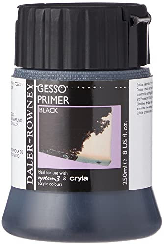 DR Black Gesso Grundierung, 250 ml, ADABGP250