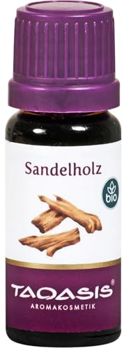 TAOASIS Sandelholz 8% in Jojobaöl bio, 10 ml ätherisches Öl