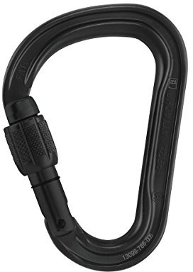 Petzl Lampes frontales Attache Mousqueton à vis Noir