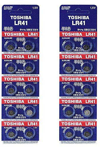Toshiba LR41 AG3 Alkaline 1.5 Volt Batteries x20