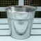 GALVANIZED ZINC TIN METAL BUCKET HERB FLOWER POTS PLANTER IN DIFFERENT SIZES (16cm with wire handle)