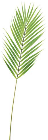 artplants.de Feuille de Palmier Bambou Artificielle Emilio avec 33 Feuilles, Vert, 75cm - Feuillage Artificiel - Fausses Feuilles