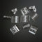Pack of 10 Transparent Clear Plastic Acrylic 25mm Continuous Piano Hinge Hinges