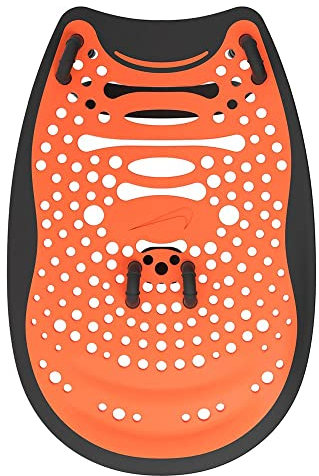 Nike NESS9173-618 Handschuhe, Schwarz/Orange, S/M, Unisex-Erwachsene