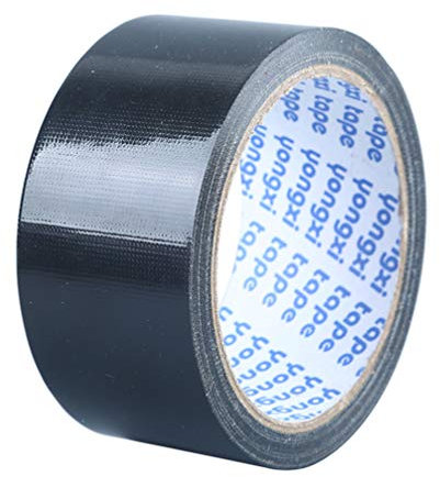 EXCEART Single Sided Carpet Tape Waterproof Carpet Tape Floor Rug Tape for Area Rugs and Carpets Black