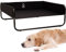iNap Premium Elevated Dog Bed with Sides, Raised Pet Bed Cooling Camping Cot, Orthopaedic Steel Frame Design - Medium