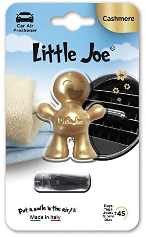 Little Joe METALLIC Edition Lufterfrischer fürs Auto zur Montage an jedem Lüftungsgitter +/-45 Tage Frische im Auto (Gold/Cashmere)