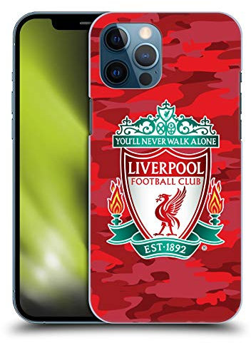 Head Case Designs Officially Licensed Liverpool Football Club Home Colourways Crest Camou Hard Back Case Compatible With Apple iPhone 12 Pro Max