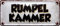 schilderkreis24 - Blechschilder Lustiger Spruch “Rumpel Kammer“ Deko Schild Geschenkidee Tür Humor Witziges Geschenk zum Geburtstag oder Weihnachten 28x12 cm