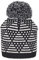 Sterntaler Unisex Baby Strickmütze Dreieck Mütze, Schwarz, 53