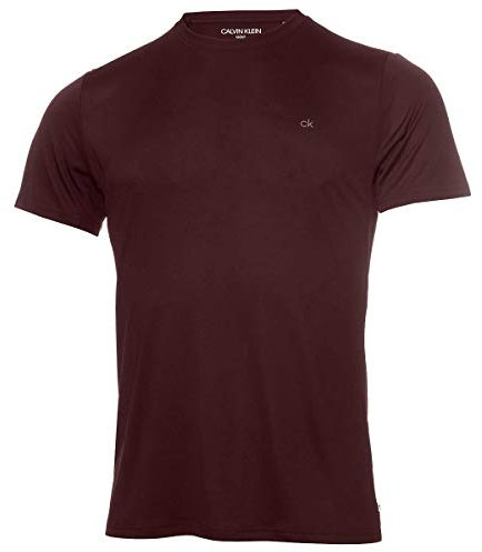 Calvin Klein Mens Harlem T-Shirt - Burgundy - L