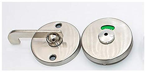 Edelstahl-Türschloss, Türschloss, Türschloss, Türschloss, Türschloss, Vacant, Privatsphäre, Sicherheit, einfaches Drehen und Lösen