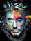 GwyaKawaru Diamant Broderie 5d Bricolage Johnny Hallyday Diamant Peinture mosaïque Puzzle Image de Strass Point de Croix e716,30x40cm