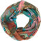 fashionchimp Damen-Loop mit Kreis-Muster, Psychedelic-Print, Schlauchschal, Sommer-Schal für Damen (08)