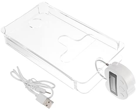 Hemobllo Timer Box Handy Gefängnis:Tragbare Telefon Timer Lock- Box Auto Timer Lock- Box Timer Schloss Container Selbst- Control Telefon Lock- Box Handy Acryl Box Herz Förmigen Schloss