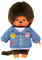 Bandai - Monchhichi - Plüschtier Monchhichi Jeansjacke - Ikonisches Affenkuscheltier der 80er Jahre, Superweiches Kuscheltier 20 cm für Kinder - Spielzeug für Kinder ab 2 Jahren - SE23396
