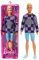 Barbie Fashionista-Puppe, Ken-Puppe mit blonden Haaren, Jeans-Shorts, Karierter Pullover, weiße Schuhe, inkl. Ken, Geschenk für Kinder, Spielzeug ab 3 Jahre,HBV25