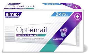 Elmex Professional Dentifrice Opti-Email Haute Résistance Lot de 2 x 75ml