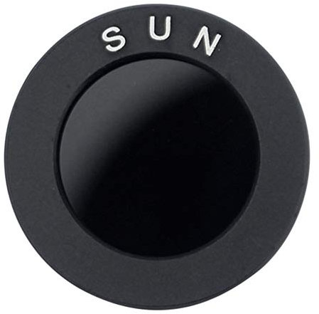 asdfs 1,25 Schwarzer Sonnen Filter Astronomisches Teleskop ZubehöR Optische Glas Linse Optische Filter Linse Filter M28X 0.6