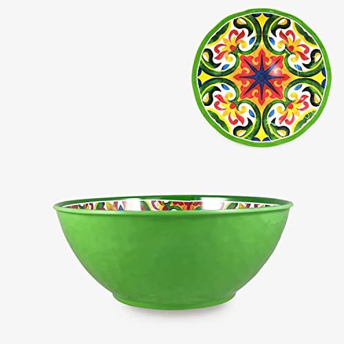 ARCA Set di 6 Ciotole in Melamina Tenerife, Set di Ciotole Insalatiere Resistenti per Colazione e Aperitivi | Ciotola Insalatiera Cucina di Alta Qualità |, 16x7cm