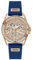GUESS Femmes Analogique Quartz Montre avec Bracelet en Silicone GW0536L5