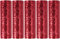 Luftschlangen Papier bunt Party Deko Geburtstag Hochzeit Set holografisch, Stück:5 Stück, Luftschlangen:Rot holografisch metallic