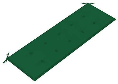 Chusui Gartenbank-Auflage, Stuhlkissen, Sitzpolster, Sitzauflagen Für Bänke, Bankkissen, Sitzbankauflagen, Polster Sitzbank, Grün 150x50x3 cm