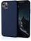 HiiVeet Silicone Case Compatible with iPhone 11 Pro Max Case 6.5 Inch, Soft Ultra Slim Protective Shockproof Liquid Silicone Phone Case with Anti-Scratch Microfiber Lining,Navy Blue