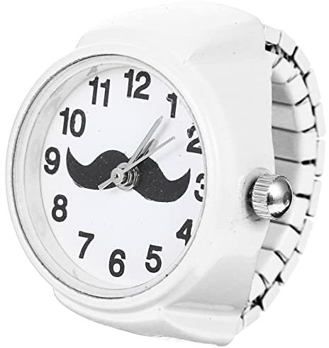 Hemobllo Fingerringuhr - Elastische Bandringuhren Männer Fingeruhren Ringuhr Damen