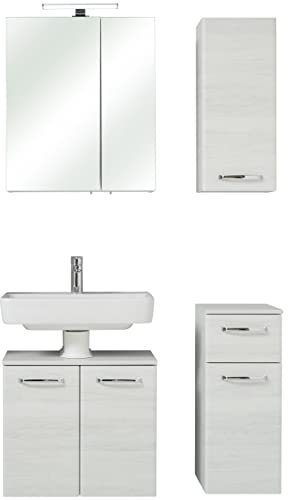 Pelipal Quickset 936 Badmöbel-Set, Holzwerkstoff, Eiche, 200x90x33 cm