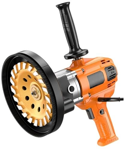 Concrete Grinder Cement Block Grinder Wall Planer Multi-function Rough Grinder Polishing Machine High-power Concrete Grinder (Color : Set1, Size : Type)