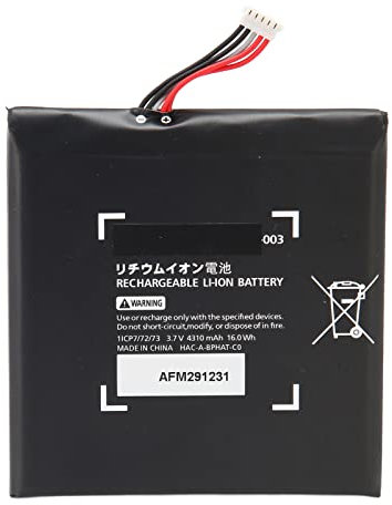HAC-001, HAC-003 Remplacement de la Batterie pour Nintendo Switch, Remplacement de la Batterie Haute capacité pour la Poignée de la Console Nintendo Switch HAC 001 HAC A BPHAT C0