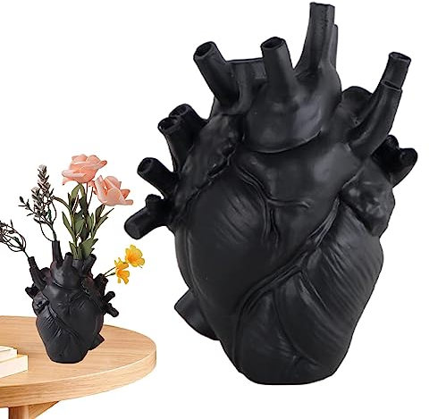 Kreative Herzvase, Anatomische Herzvase Für Blumen, Zuhause, Halloween, Anatomische Orgel, Pflanzgefäß, Topf, Ornament Für Zuhause, Bauernhaus, Wohnzimmer, Schlafzimmer, Dekoration