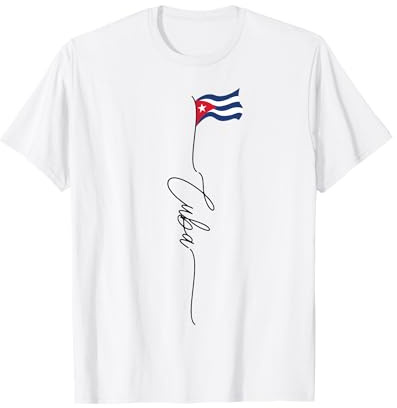 Kuba Flagge, Bandera de Cuba, Kubanische patriotische Flagge T-Shirt