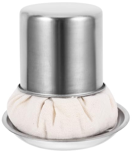 IMIKEYA 1 Jeu Pinceau Graisse Pancake: Tampon Crêpière INOX Pinceau Graisse Acier Inoxydable – Essuie Glace Huile Résistant Chaleur pour Crêpes Plancha Barbecue Cuisine