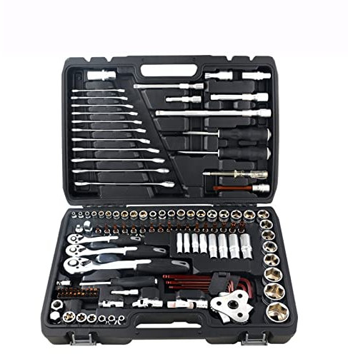 VVHUDA Tool Box Multifunctional Storage Toolbox Metal Professional Mechanic Portable Toolbox Kit Auto Repair Combination Storage and Finishing (Chrome) small gift
