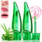 Aloe Vera Lippenstift, Aloe Vera Gel Farbwechsel Lipgloss Set für Lippenpflege und Trockene Lippen, Langanhaltender Nährender Getönter Lippenbalsam Set (2 Stück)