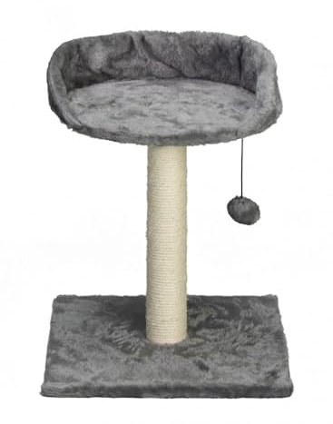 MON AMI LUKI - Arbre A Chat avec Assise 34X34X42 CM - Anthracyte - Chat - 34x34x42CM
