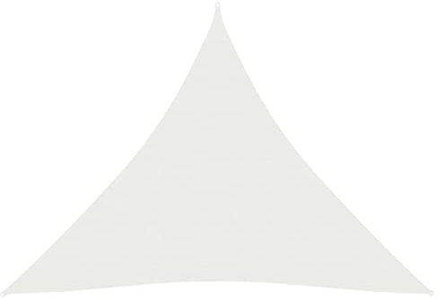 Rantry Toldo parasol de 160 g/m², color blanco, 3 x 3 x 3 m, de HDPE, para exteriores, para privacidad, jardín, balcón, toldo para exterior, toldo lateral para terraza exterior