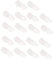 minkissy Nail Polish Varnish Protector Holder 20pcs Nail Art Tips Covers Nail Kit Finger Protector Pads for Safe Use