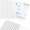 CC ODDHOME 20 Stück Klemmschienen A4, Rückenbreite 10 mm, Klemmmappe A4 90 Blatt Bindekapazität, Klemmhefter A4 für Office Schule File Dokumente Organizer, Weiß