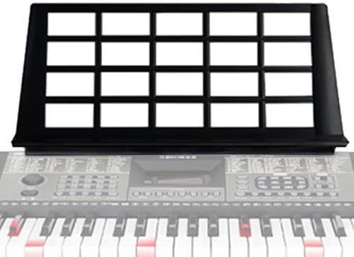 Bvizyelck Keyboard-Notenständer, Notenhalter für Keyboard - Tragbarer Notenhalter - Faltbarer Notenhalter für Klaviertastatur-Anfänger und professionelle Interpreten
