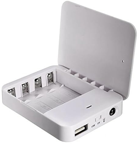 Caricabatteria portatile USB Power Bank caricabatterie batteria esterna scatola di imballaggio di emergenza 4X AA (2 pezzi)