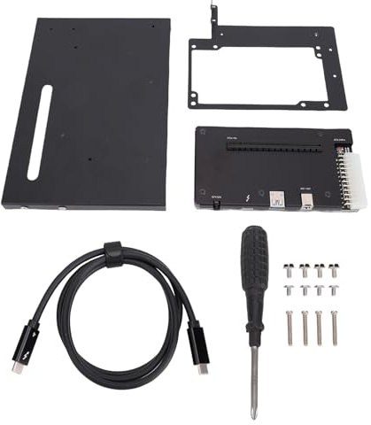 Garsent PCIe 16X EGPU DOCK, External GPU Docking Station, EGPU Enclosure Graphics Card Extension with ATX24Pin Interface, 1M Data Cable, ATX Bracket
