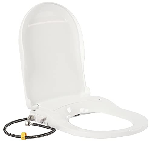 TFGXUE Sedile WC per bidet, inserto per bidet per la pulizia anteriore e posteriore, accessorio per bidet non elettrico, WC giapponese, versione a 3 fori, per distanza WC 4,5-6,4 pollici