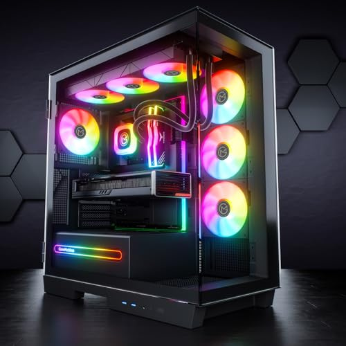 GameMachines Crystal - Gaming PC - Wasserkühlung - AMD Ryzen 7 5700X - NVIDIA RTX 5060 Ti 8GB - 1000GB SSD - 32GB DDR4 (Nicht RGB) - ASUS ROG Strix Mainboard - WLAN - Windows 11 Pro