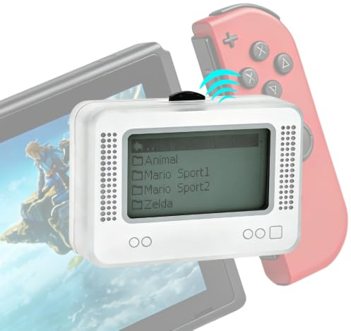 Emulatore di dati NFC compatibile con Switch OLED/3DS, schermo OLED da 1,2 pollici Archiviazione multimediale digitale portatile per oltre 3000 tag, riconoscimento istantaneo con un tocco, accessorio