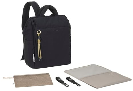 LÄSSIG Rucksack Laptoprucksack mit Laptopfach Minoa Backpack Black schwarz