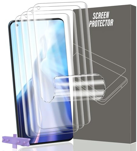 Gelaasso 4 Piezas Protector de Pantalla para Xiaomi mi 11/mi 11 Pro/mi 11 Ultra 5G [No es de Cristal Templado], HD Película de TPU Flexible, Anti-Arañazos, Sin burbujas Fácil instalación Protectora