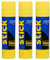Idena 634144 - Klebestift lösungsmittelfrei, 10 g, 3 Stück